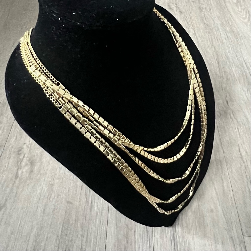 Multilayer Necklace Box Chain